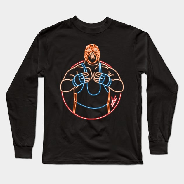 Big Van Vader neon Long Sleeve T-Shirt by AJSMarkout